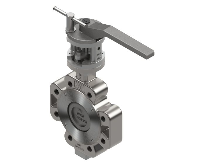 Stainless steel double offset butterfly valve 1119L Lug DN50